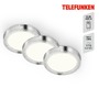 Přisazená - TF 205009TF TELEFUNKEN 3ks sada skříňkové svítidlo, pr. 6 cm, 1,8 W, 170 lm, hliník - BRILONER - foto 2