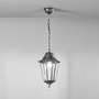 Závěsná - FAN LANT-FIRENZE/S1 Závěsné venkovní svítidlo FIRENZE černá/stříbrná, 1xE27, IP44, 21 x 21 x 136 cm - FANEUROPE - foto 2