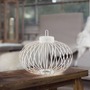Na stůl - LD 19305-16 AKUBA LED stolní lampa průměr 46cm bílé na baterie USB IP44 stmívatelné dotykem 2700K - JUST LIGHT - foto 2