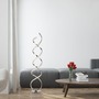 Stojací lampy - PN 722-17 KIRIBI LED stojací svítidlo chrom zakřivené stmívatelné přes šňůrový stmívač moderní 3000K - PAUL NEUHAUS - foto 2