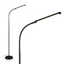 Stojací lampy - BRILO 1660015 Mura stojanová lampa - 6W, 600lm, LED, stmívatelné, dotykový vypínač, nastavitelné, černá - BRILO - foto 2