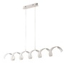Dekorativní - FAN LED-HELIX-S6C BCO Závěsné svítidlo LED HELIX bílá/stříbrná, 30 W, 2520 lm, 3000 K, 125 × 13,5 × 120 cm - FANEUROPE - foto 2