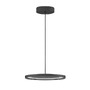 Kruhová - NV 9212909 Závěsné svítidlo ANDROMEDA černá ocel a akryl D40mm LED 30W stmívatelné - NOVA LUCE - foto 2
