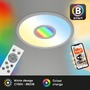 Kruhová - BRILO 7396-014 CCT svítidlo LED panel, RGB centrální světlo, pr. 45 cm, 24 W, 2400 lm, stříbrná - BRILO - foto 2