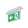 Nouzová - LA 1010504 P-LIGHT Přisazené nástěnné a stropní svítidlo, obdélníkové, 6000K, 3 W, bílé / transparentní - BIG WHITE (SLV) - foto 2