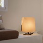 Stolní lampy dekorační - FARO 23002-58 LUANG M stolní lampa, černá/hnědá - FARO - foto 2
