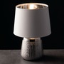Stolní lampy dekorační - FAN I-ECSTASY-L SIL Stolní lampa Lumetto Ecstasy, stříbrná/bílá, 1 x E14, 17 x 29 cm - FANEUROPE - foto 2