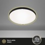 Kruhová - BRI 3443-215 LED stropní svítidlo, pr. 35,5 cm, 18 W, černá-bílá - BRILONER - foto 2