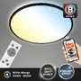 Kruhová - BRILO 3065-015 Hvězdné nebe CCT LED stropní svítidlo, pr. 49 cm, 42 W, 4500 lm, černá - BRILO - foto 2
