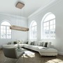 Podélná - PN 2688-97 LED závěsné svítidlo Q-STRETTO, bronz, ZigBee, 2700-5000K - PAUL NEUHAUS - foto 2