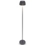 Stojací lampy - BRILO 1238015 nabíjecí stojanová lampa Riffle - 124 cm, 4,2W, 400lm, LED, bezdrátová, stmívatelná, dotykový vypínač, antracit - BRILO - foto 2