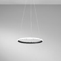 Kruhová - FAN LED-AXIS-S40-NER Závěsné LED svítidlo Axis černá, 20 W, 3650 lm, CCT, 40 x 150 cm - FANEUROPE - foto 2