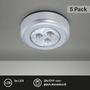 Přisazená - BRILO 2633-054 LED skříňkové svítidlo pr. 6,8 cm 15x0W titan - BRILO - foto 2