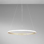 Kruhová - FAN LED-AXIS-S60-ORO Závěsné LED svítidlo Axis zlatá, 31 W, 3650 lm, CCT, 60 x 150 cm - FANEUROPE - foto 2