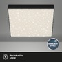 Hranatá - BRI 7078-415 LED stropní svítidlo hvězdné nebe, 28,7 cm, 21 W, černá - BRILONER - foto 2
