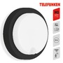 Nástěnná - TF 315305TF TELEFUNKEN LED venkovní nástěnné svítidlo s čidlem, pr. 17 cm, 12 W, černá - BRILONER - foto 2