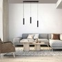 Vícečetná - LD 15618-18 BRUNA LED závěsné svítidlo, nadčasové, jednoduché, černá, vnitřní svítidlo, 3 ramenné - LEUCHTEN DIREKT / JUST LIGHT - foto 2