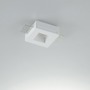 Hranatá - FAN INC-MINI-Q1 Zápustné svítidlo Mini, bílé, 1 x GU10 Mini, 7 x 7 x 3 cm - FANEUROPE - foto 2