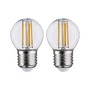 E27 - P 28640 LED kapka 5 W E27 čirá teplá bílá 2ks-sada - PAULMANN - foto 2