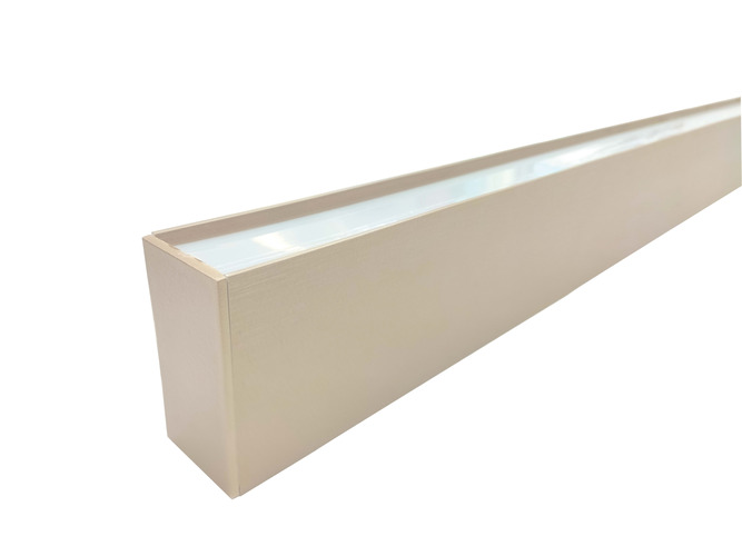 Lineární LED světla Optonica - LED plastové lineární světlo 38W 3CCT CHAMPAGNE GOLD - foto 1