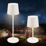 Stolní lampy dekorační - BRILO 7708016 Bota stolní lampa - 1,8W, 120lm, nabíjecí, LED, stmívatelné, dotykový vypínač, teplá bílá, bílá - BRILO - foto 2