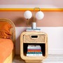 Stolní lampy dekorační - HVLG HL170201-AGB-CE Stolní lampa MIA ocel/sklo staromosaz/bílá G9 2x6W - HUDSON VALLEY (Mitzi) - foto 2