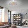 Dekorativní - LD 15636-60 SPIKE LED stropní svítidlo, kruhové, rustikální, matná mosaz - LEUCHTEN DIREKT / JUST LIGHT - foto 2