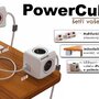 Vypínače a zásuvky - PWC-Z Rozbočka PowerCube - 5 zásuvek max.2500W 220-240V 10A - AULIX - foto 2