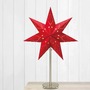 Interiérové dekorace - MAR 705544 Saturnus červená hvězda na stůl 35 cm - Markslöjd - foto 2