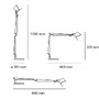 Stolní lampy pracovní - AR A0151W00 Tolomeo Midi stolní lampa LED 2700K hliník - tělo lampy - ARTEMIDE - foto 2