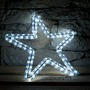 Venkovní profi motivy - DLED 8EFD13 DecoLED LED světelný motiv hvězda, ledově bílá, pr. 70 cm uchycení na EFCON 8EFD13 - foto 2