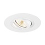Kruhová - LA 1007630 NEW TRIA® 75 XL kroužek pro vestavbu do stropu, D: 11 H: 2,6 cm, IP 20, bílá - BIG WHITE (SLV) - foto 2