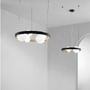 Dekorativní - FAN I-SONETTO-S3 Závěsné svítidlo SONETTO černá/zlatá, 3xG9, 45x150 cm - FANEUROPE - foto 2