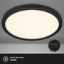 Kruhová - BRI 3468-415 LED stropní svítidlo, pr. 40,5 cm, 24,5 W, černá - BRILONER - foto 2