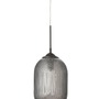 Koule - NV 9119110 Závěsné svítidlo ATHENA kouřové šedé sklo matný černý kov E27 1x12W 230V IP20 bez žárovky - NOVA LUCE - foto 2