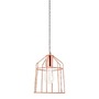 Dekorativní - NV 7605179 Závěsné svítidlo PEPPINO matná měď černý a bílý kabel E27 1x12W - NOVA LUCE - foto 2