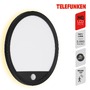 Nástěnná - TF 313705TF TELEFUNKEN LED venkovní svítidlo pr. 28 cm 15W 2000lm černá - BRILONER - foto 2