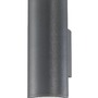 Nástěnná - NV 773223 Venkovní nástěnné svítidlo NODUS tmavě šedý hliník skleněný difuzor GU10 2x7W 220-240V IP54 bez žárovky světlo nahoru a dolů - NOVA LUCE - foto 2