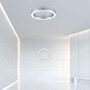 Kruhová - PN 6309-95 Paul Neuhaus LED stropní svítidlo PURE-LINES 50x50 CCT dálkový ovladač 2700-5000K hliník - PAUL NEUHAUS - foto 2