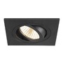 Hranatá - LA 1007340 Zápustné svítidlo NEW TRIA® 75 IP20 černé - BIG WHITE (SLV) - foto 2