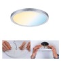 Koupelnová - P 93045 Smart Home Zigbee LED vestavné svítidlo Areo VariFit IP44 kruhové 175mm 13W matný chrom měnitelná bílá - PAULMANN - foto 2