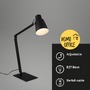 Stolní lampy pracovní - BRILO 7467015 Stolní lampa, 43 cm, 1x E27, max. 10W, černá - BRILONER - foto 2
