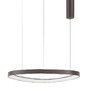 Kruhová - NV 9053553 Závěsné svítidlo ESTEVA kávově hnědý hliník a akryl LED 48W 230V 3000K IP20 stmívatelné - NOVA LUCE - foto 2