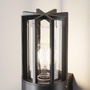 Nástěnná - M O453WL-01GF Nástěnné svítidlo Barrel E27 15W IP54 černý hliník/průhledný plast - MAYTONI - foto 2