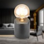 Stolní lampy dekorační - BRILO 7658015 Tubo stolní lampička - s vypínačem, E27 patice, max. 10W, antracit - BRILO - foto 2
