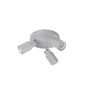 Bodová - LA 1008335 PURI 2.0 Tube nástěnné a stropní svítidlo, kulaté, 3 x max. 6W GU10, šedá - BIG WHITE (SLV) - foto 2