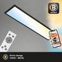 Hranatá - BRILO 7385-015 CCT svítidlo LED panel, 100 cm, 28 W, 3000 lm, černá - BRILO - foto 2