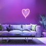 Dekorativní - LD 85020-87 NEON-HERZ LED nástěnné svítidlo SRDCE růžové USB, šňůrový vypínač, dekorativní - LEUCHTEN DIREKT / JUST LIGHT - foto 2