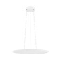 Kruhová - LA 1010428 PANEL 60 závěsné svítidlo, kulaté, DALI, délka závěsu 200 cm, 3000/4000K, 90°, bílá - BIG WHITE (SLV) - foto 2