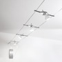 Svítidla - FAN LED-METRO-5 Lankový systém SISTEMA CAVI TESI Metro chrom 5 x MR16 max 9 W driver vč. 5 m - FANEUROPE - foto 2